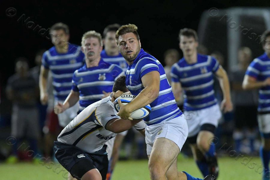 Wheaton Men\'s Rugby vs Mass Maritime.  Photo by Keith Nordstrom